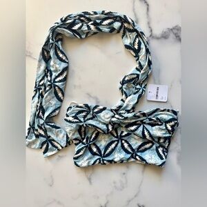 Free People Boho Leaf Print Halter Crop Top, XS, NEW WITH TAGS